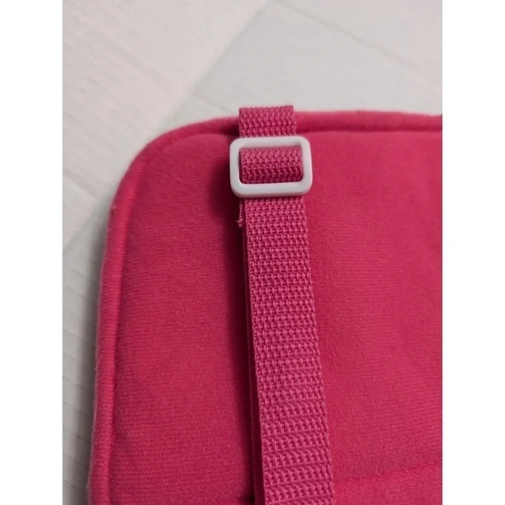 BAB Build A Bear‎ Workshop pink backpack carrier textured love hearts adjustable